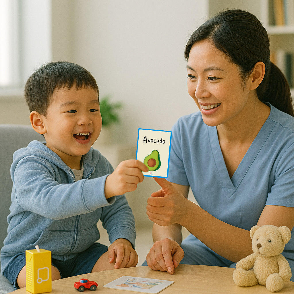 Cantonese-English Flashcards – Montessori Fruit & Veg Set