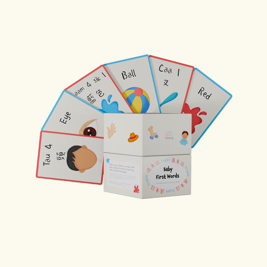 Cantonese-English Flashcards – Montessori Baby First Words